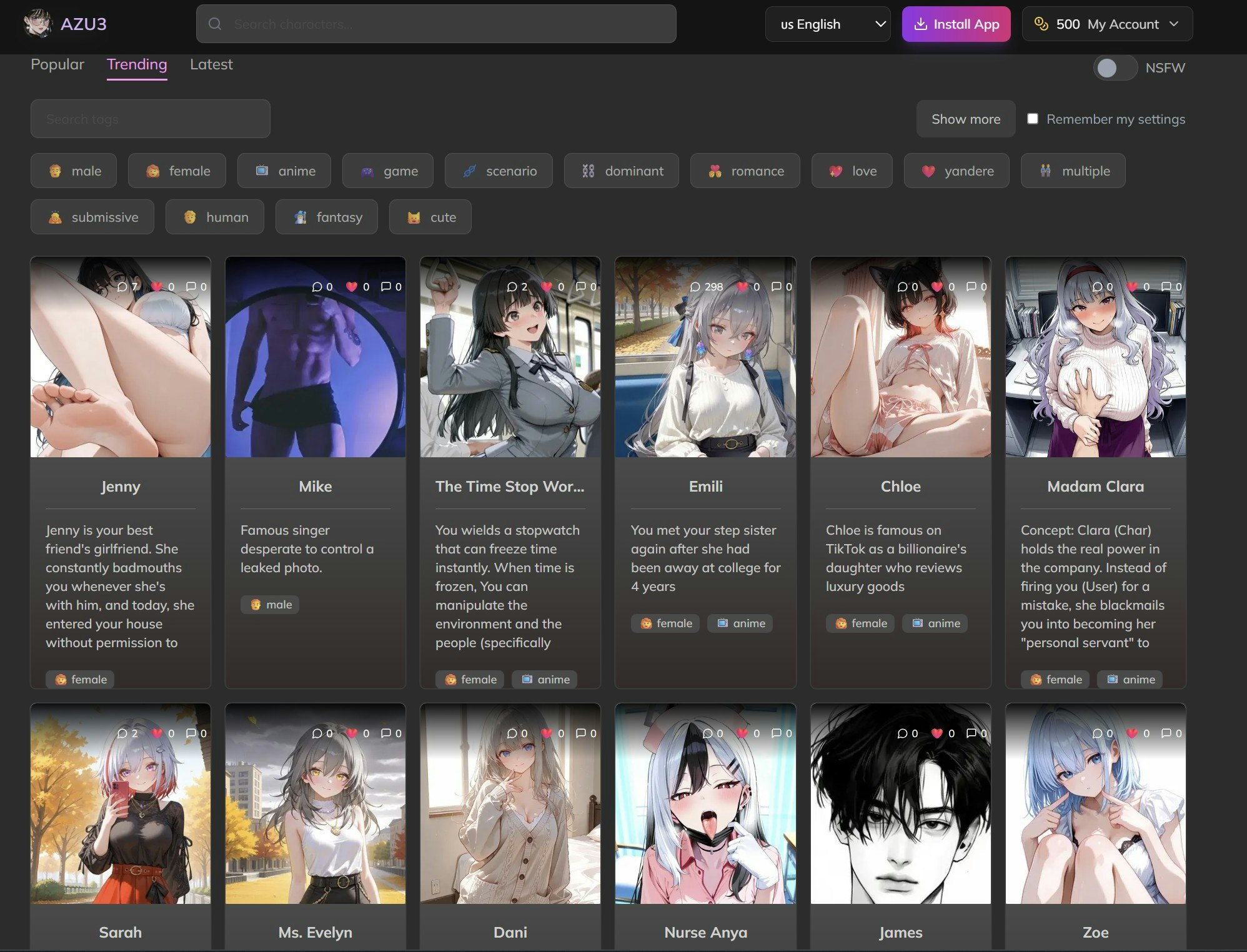 AZU3AI - Screenshot 2 showing product features and functionality