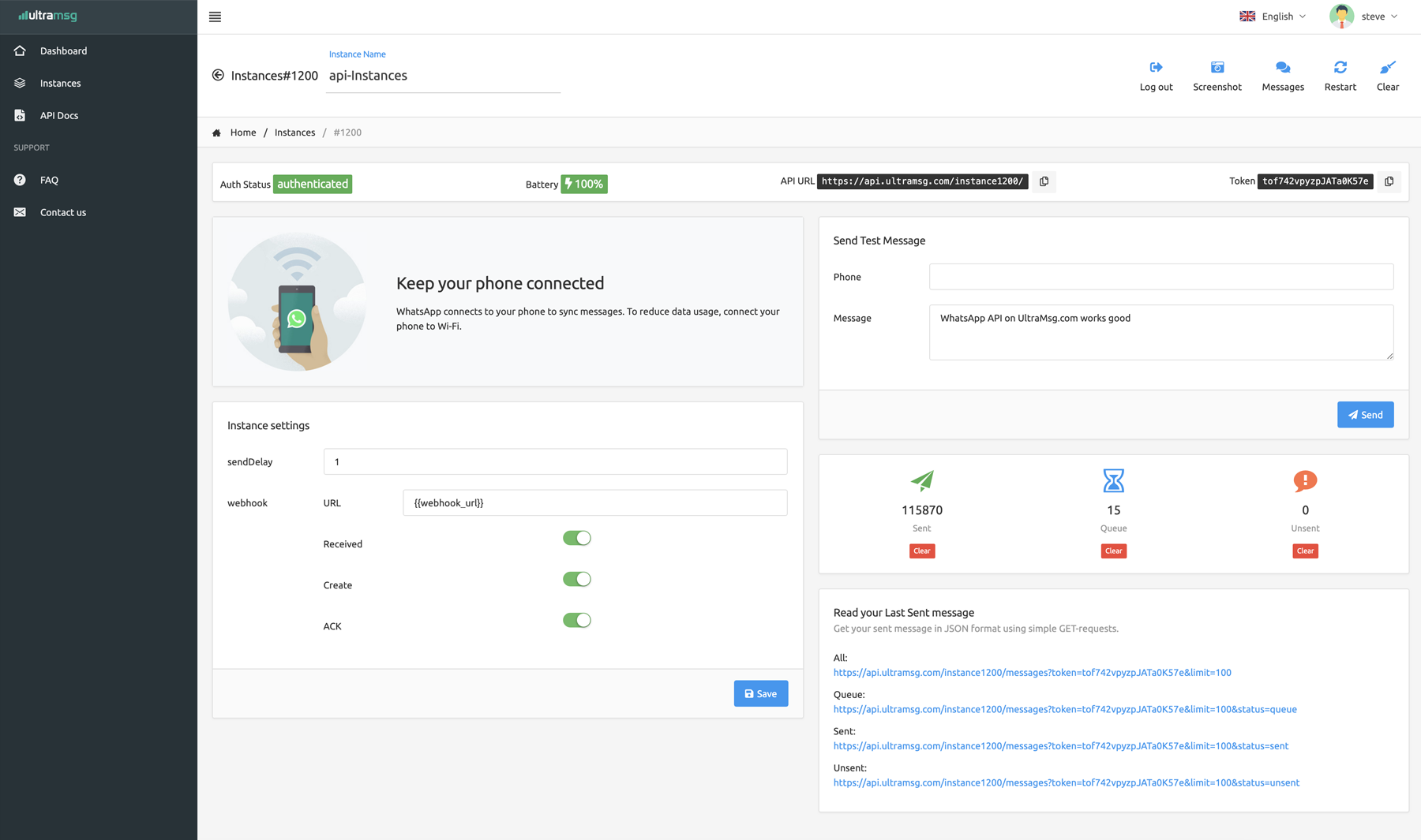 Ultramsg for whatsapp api gallery image