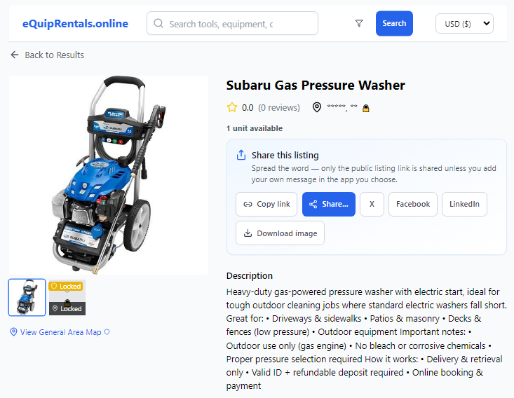 eQuipRentals.online gallery image