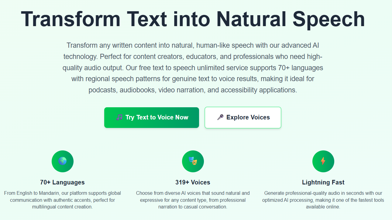 Text To Voice Pro logo
