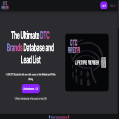 DTC Arena (base de données et liste de leads)