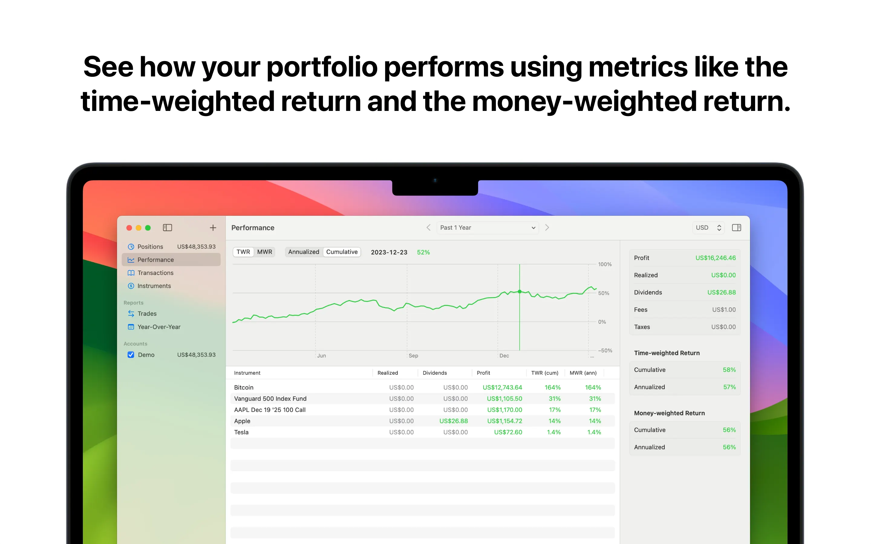 Profit: Portfolio Performance Tracker gallery image