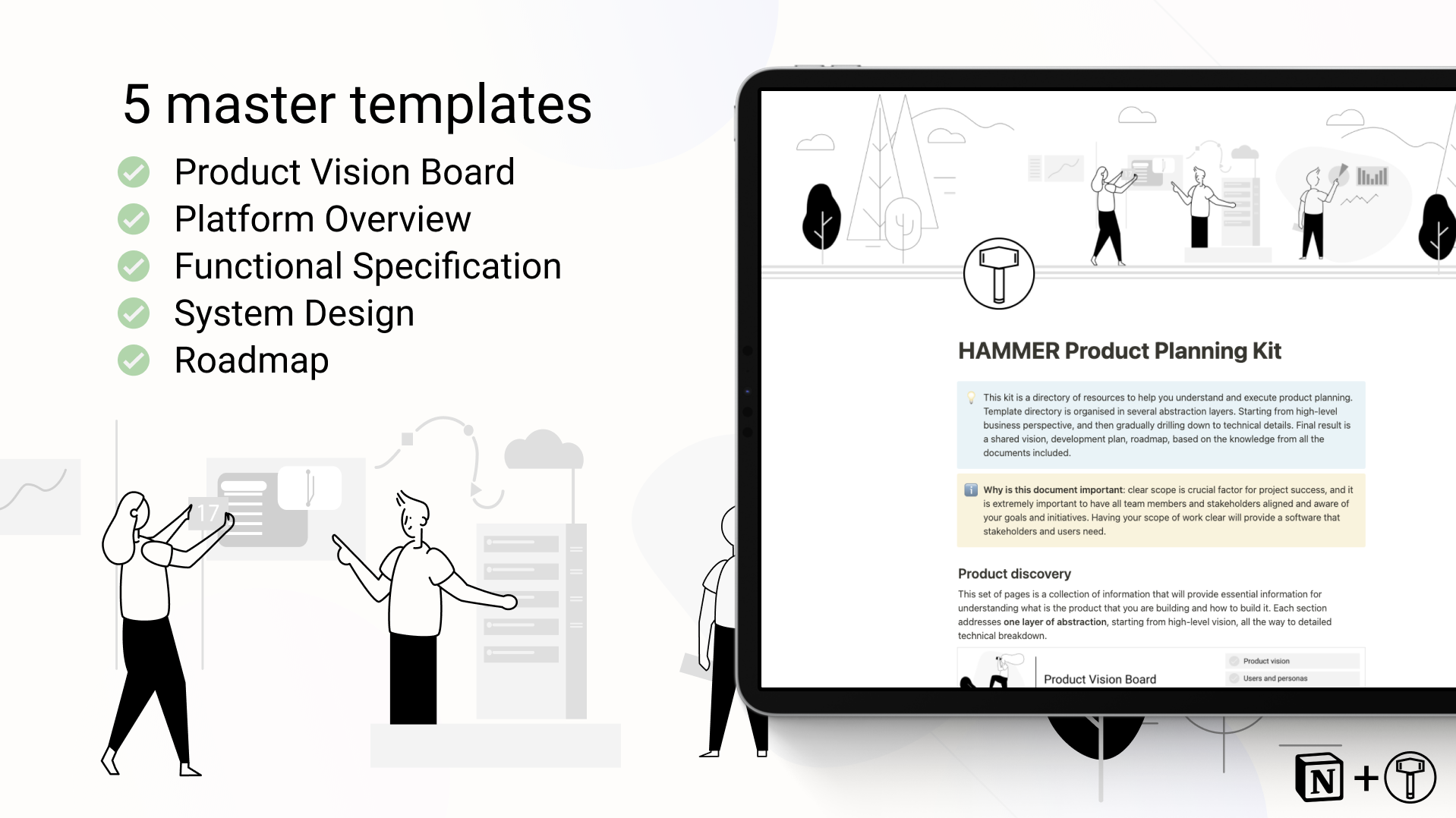 HAMMER Product Planning Kit for Notion gallery image