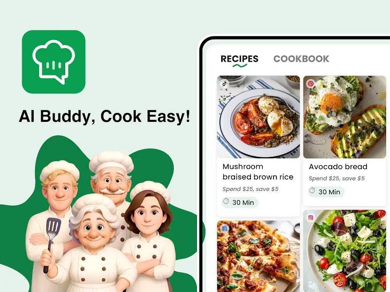 CookGo - Main product screenshot demonstrating key features and user interface