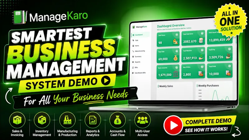 ManageKaro screenshot 1 (video preview)