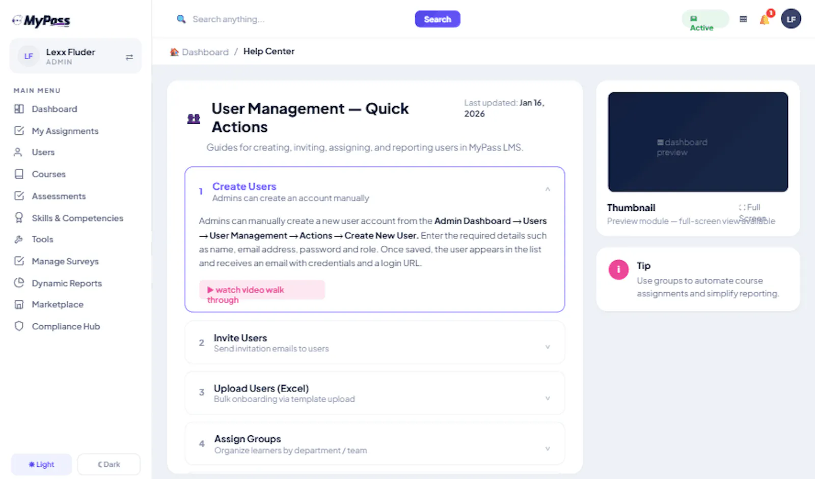 Mypass LMS Community Edition screenshot 6