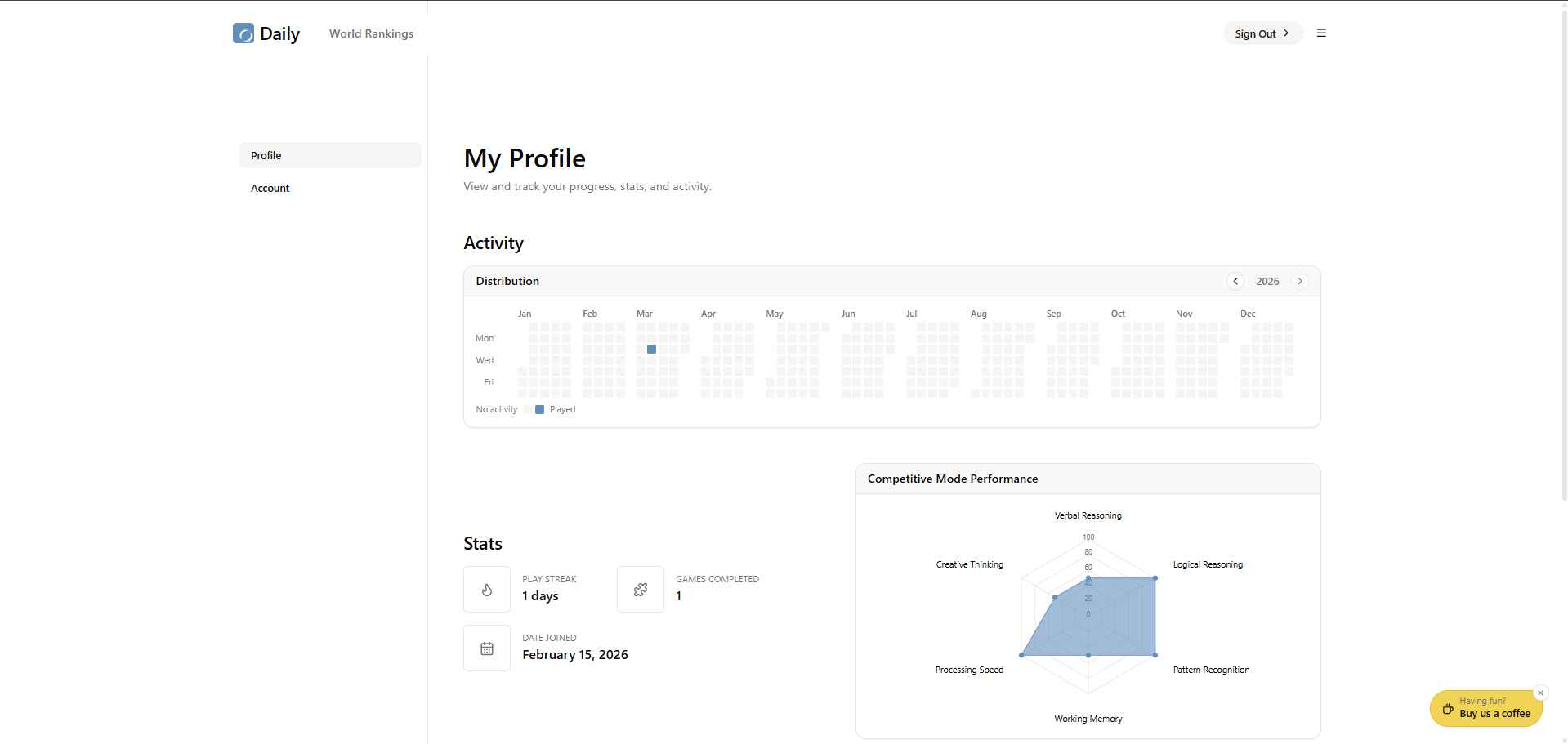 Daily - Screenshot 2 showing product features and functionality