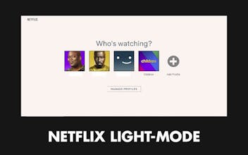 Light Mode for Netflix gallery image