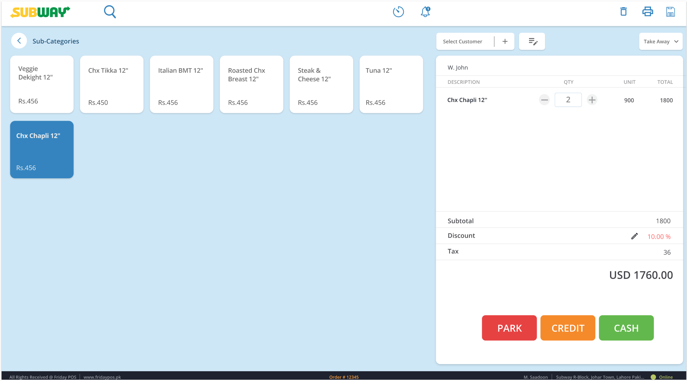 Friday POS gallery image