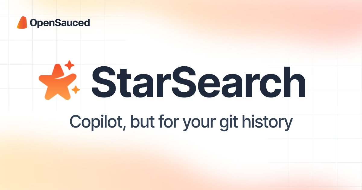 startuptile StarSearch-AI Copilot but for git history