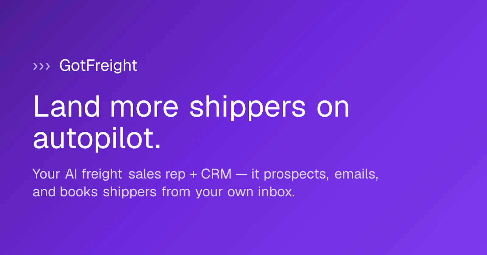 GotFreight.Io screenshot 1