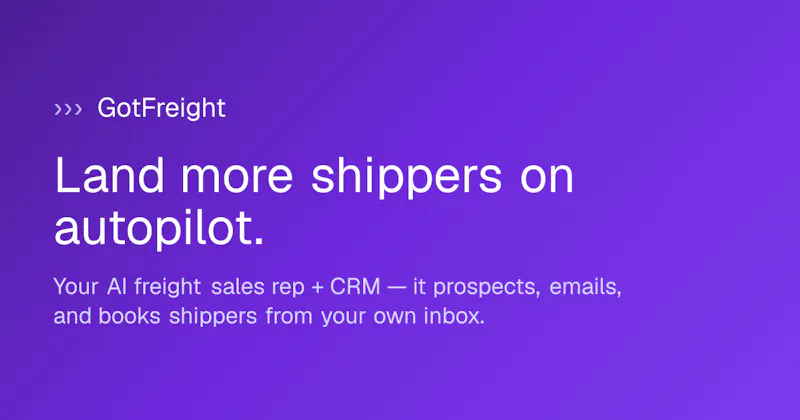 GotFreight.Io screenshot 1