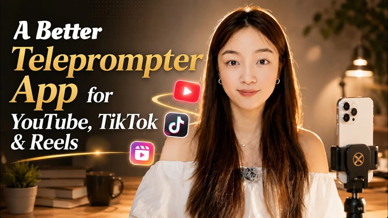 Teleprompter-Scrolling Scripts screenshot 1 (video preview)
