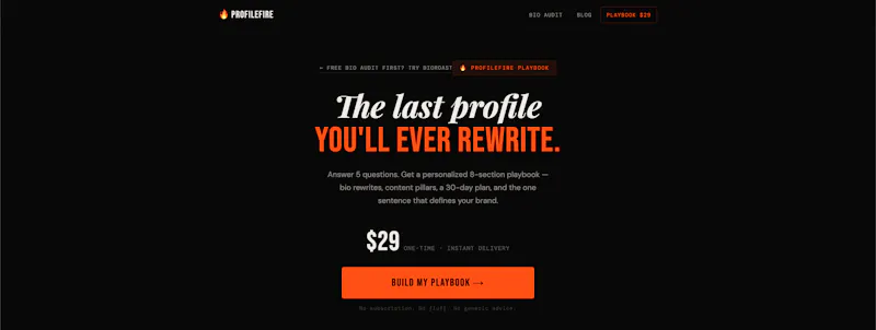 ProfileFire screenshot 1
