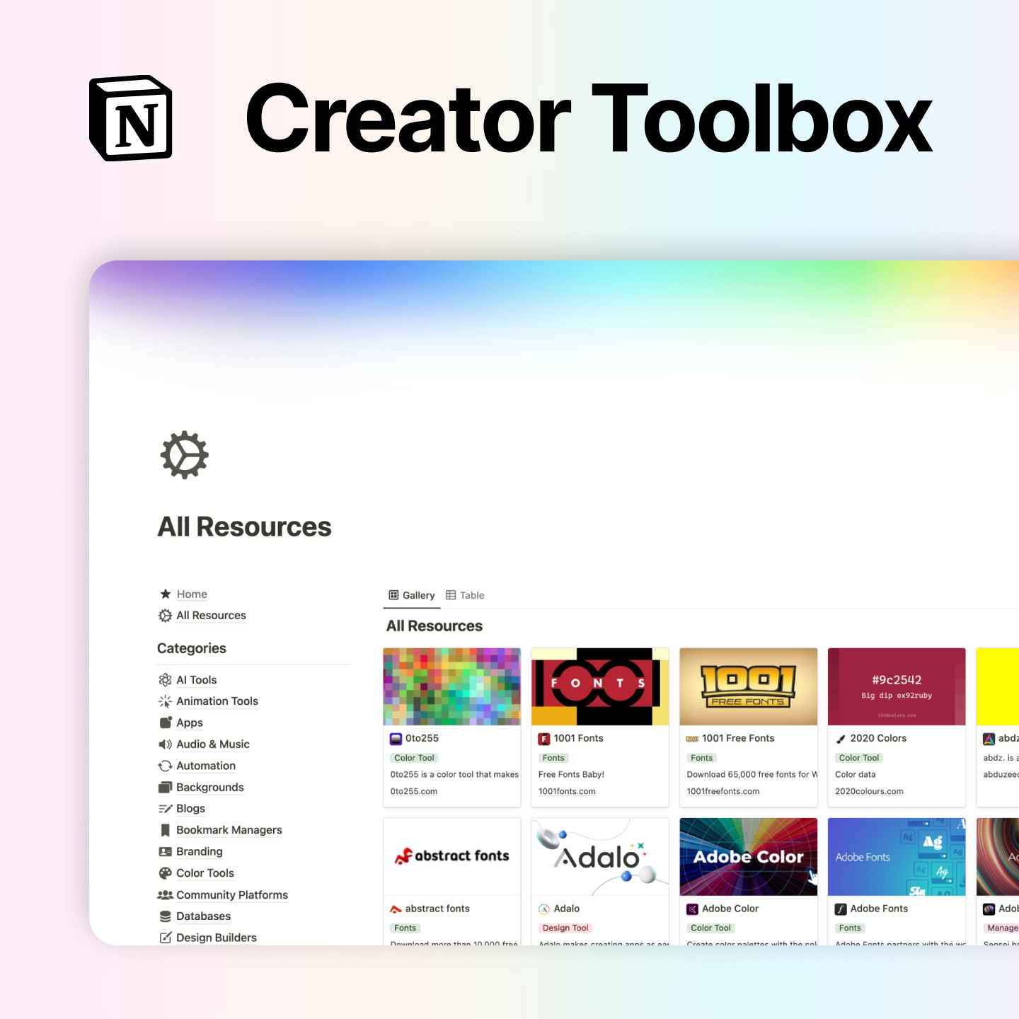 Creator Toolbox logo