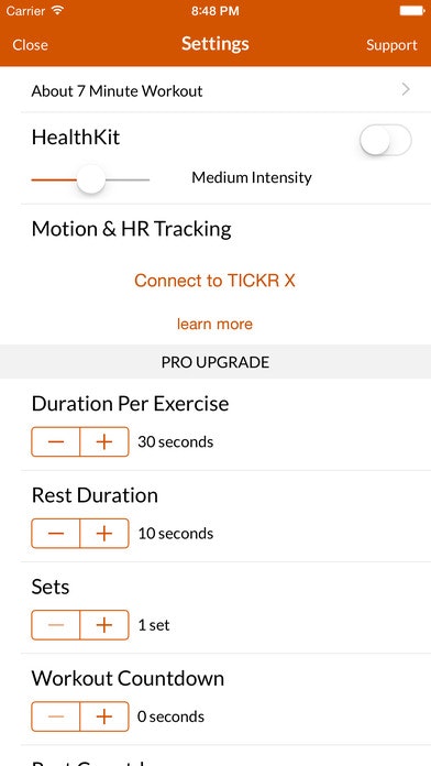 Seven-minute workout gallery image