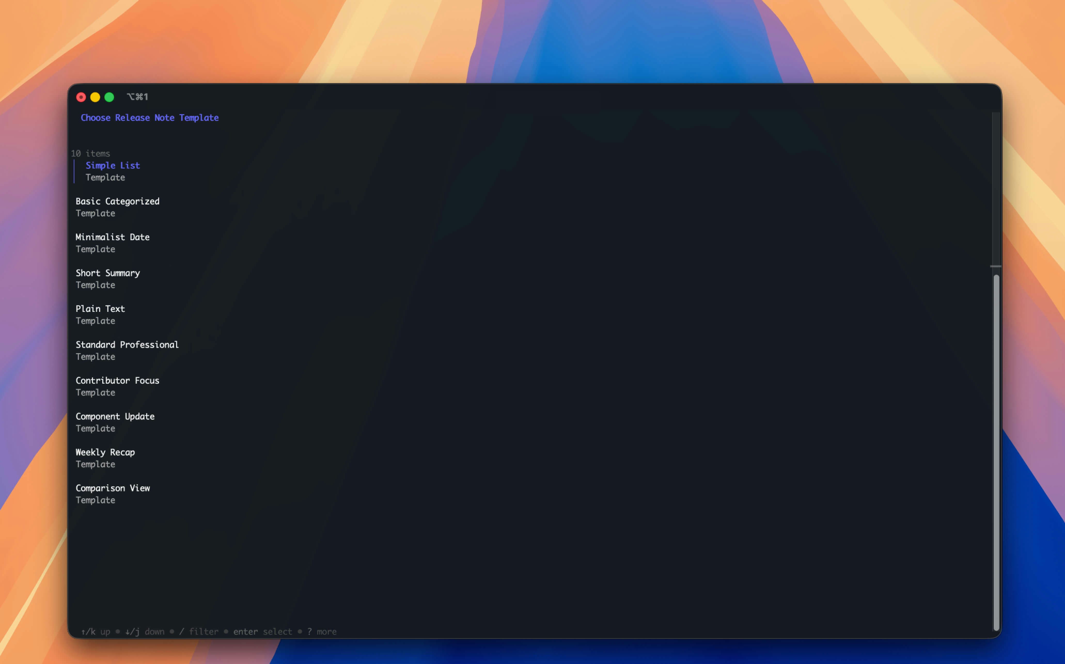 Auto Release Note  gallery image