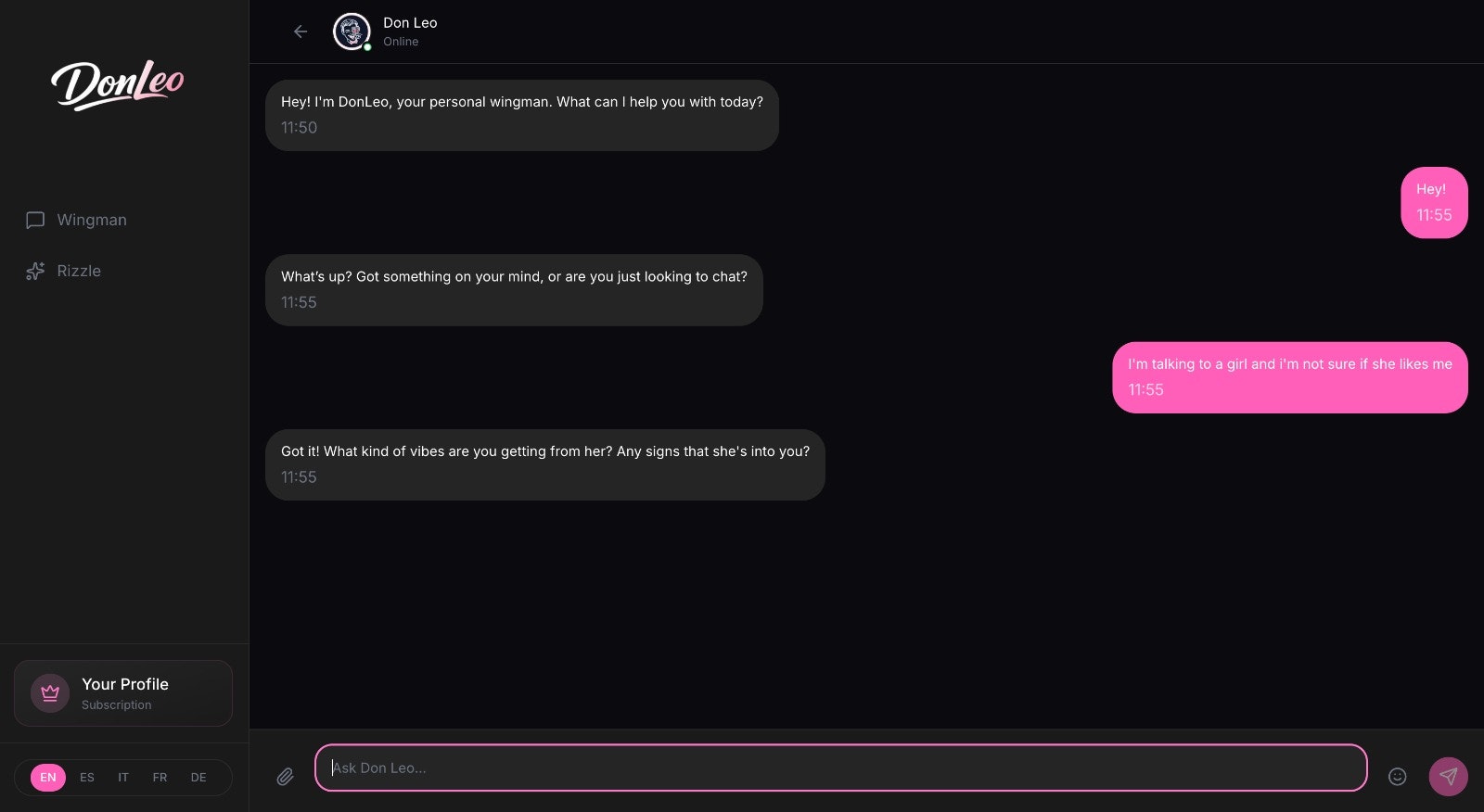 DonLeo - Screenshot 4 showing product features and functionality
