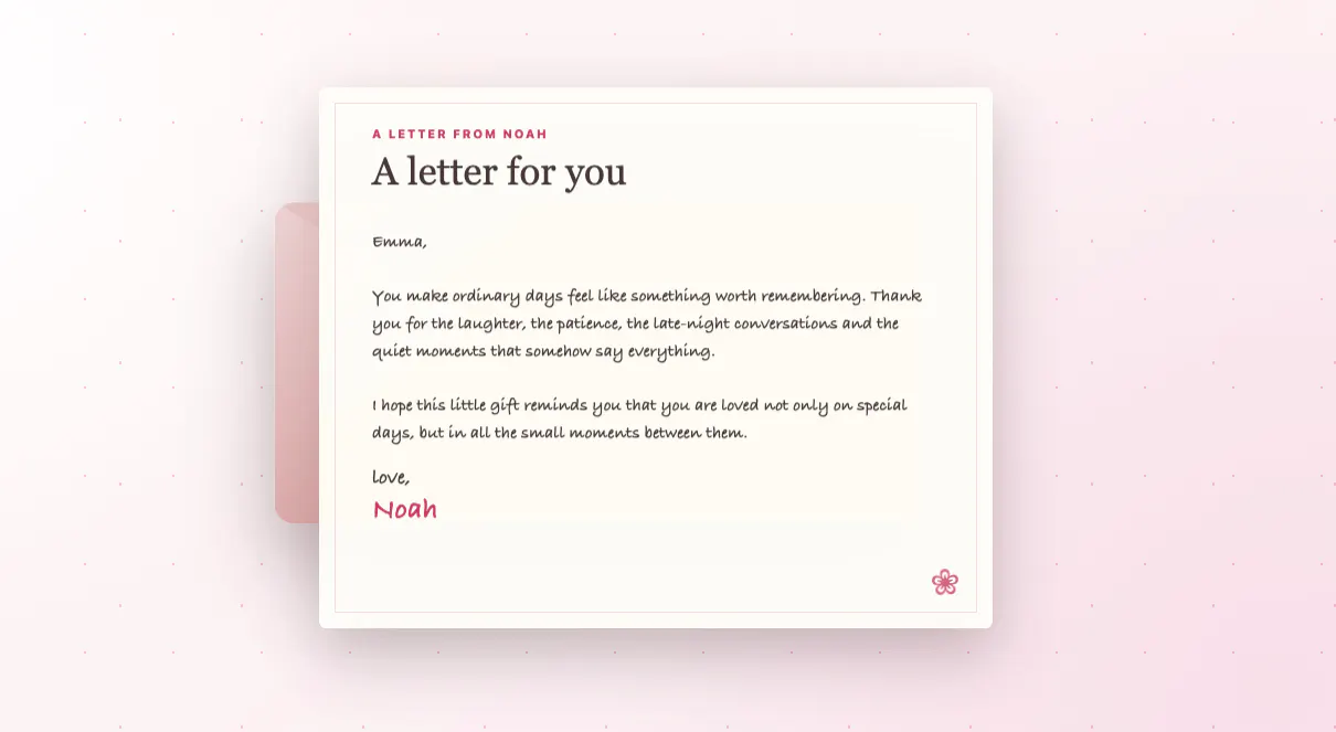 LoveUnlocked — Interactive gift builder gallery image