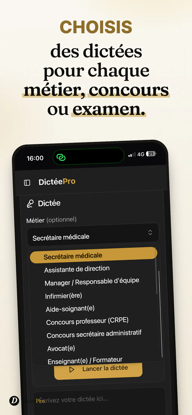 DictéePro screenshot 1
