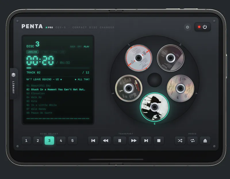 Penta - CD Player & Changer screenshot 8