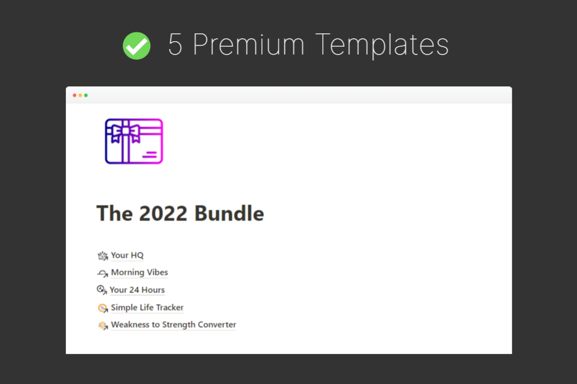 The 2022 Notion Bundle gallery image