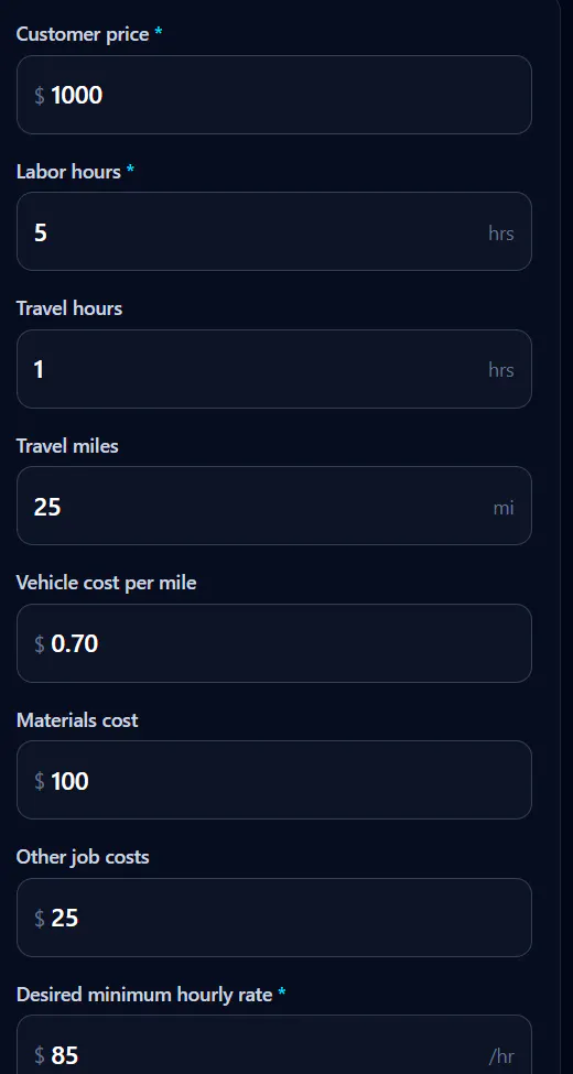 JobProfit — Is this job worth it? gallery image