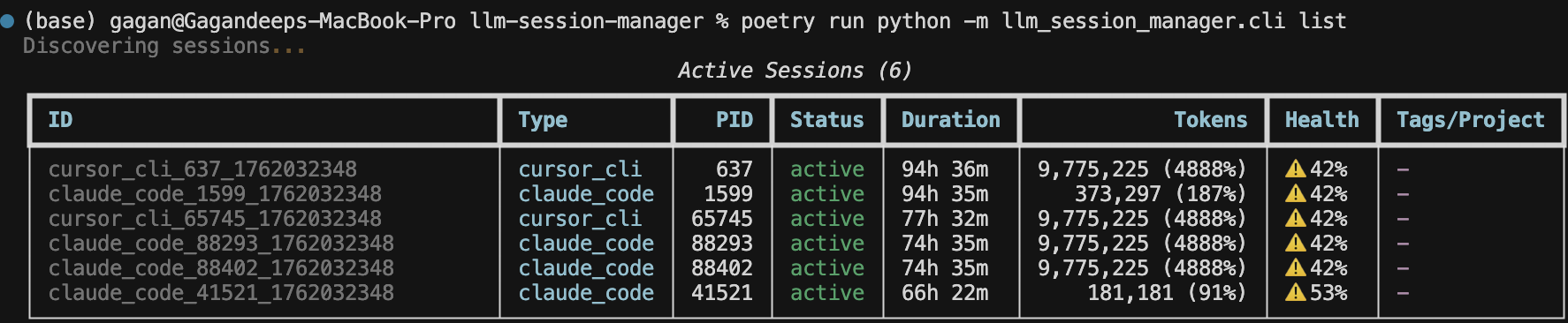 LLM Session Manager gallery image