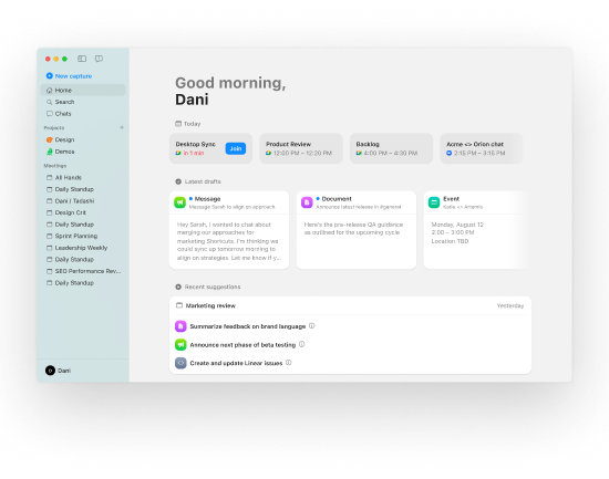 Supernormal App - Screenshot 2 showing product features and functionality
