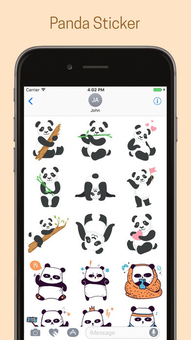 Panda Emoji Stickers - iMessage gallery image