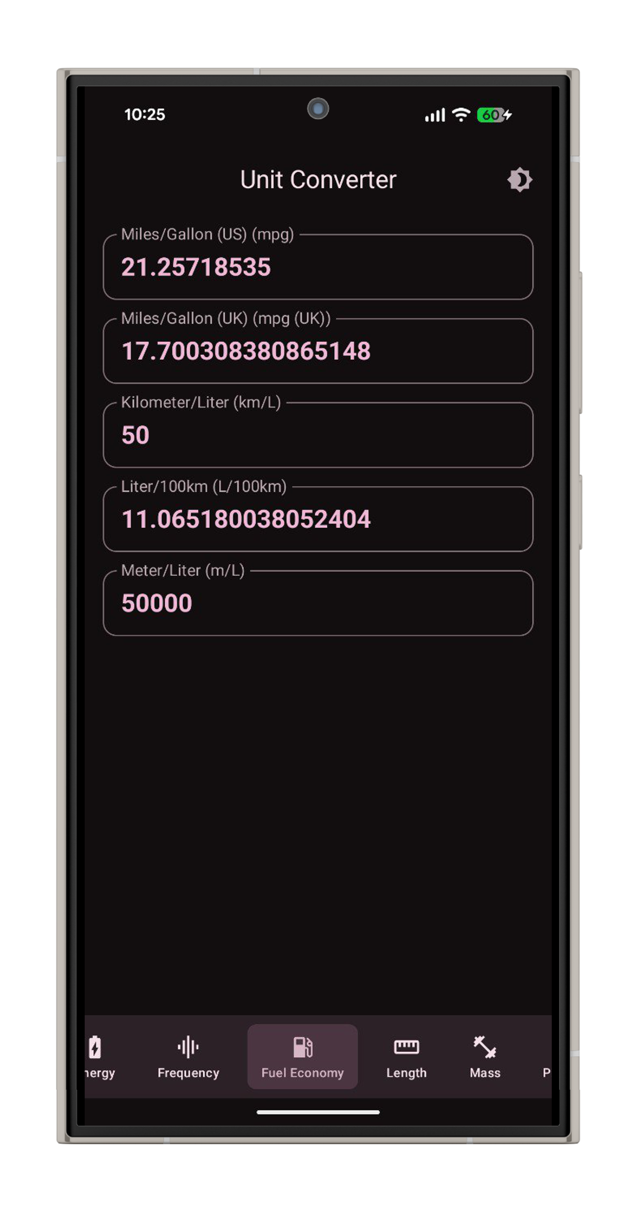 Unit & Currency Converter - Screenshot 3 showing product features and functionality