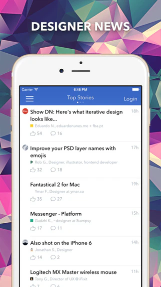Designer News iOS App