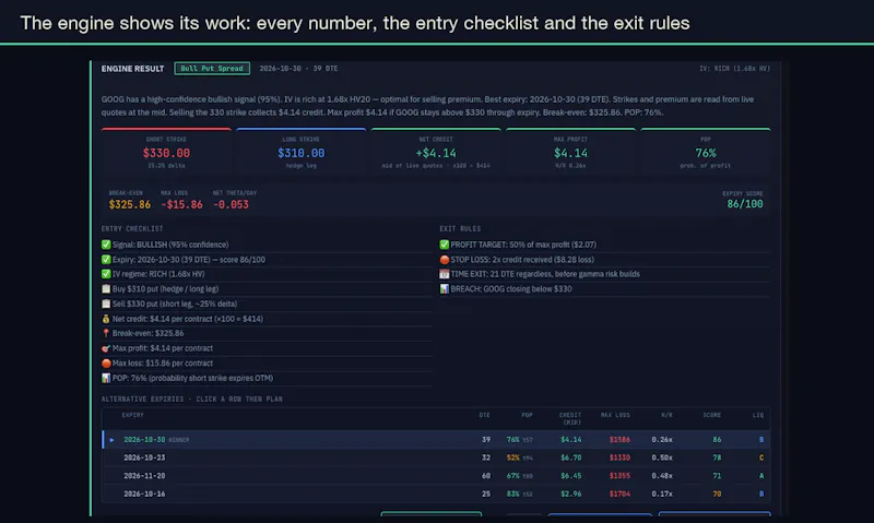 Optionscanner screenshot 3