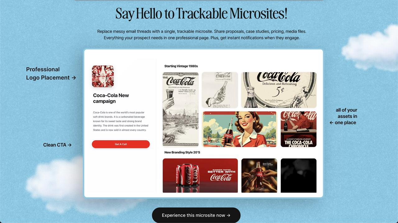 SendNow | Microsite for the deal closers gallery image