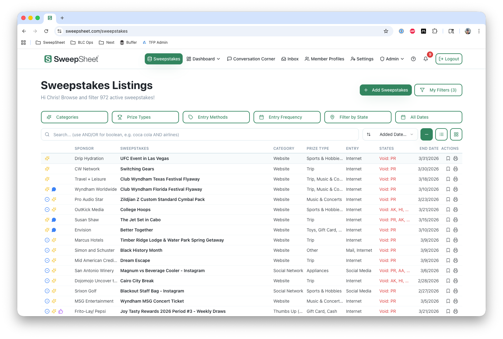 SweepSheet gallery image