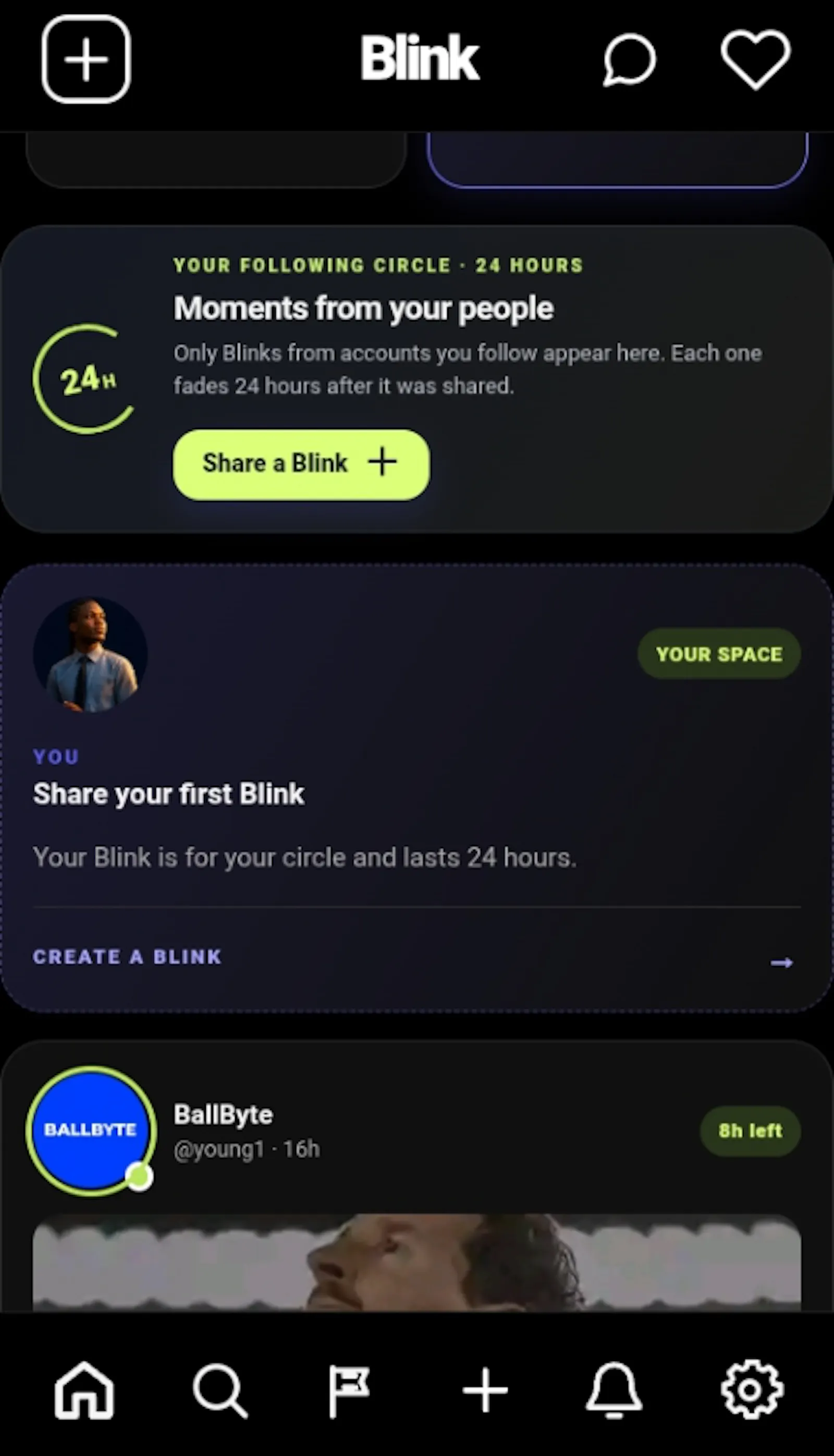 Welcome to Blink screenshot 2