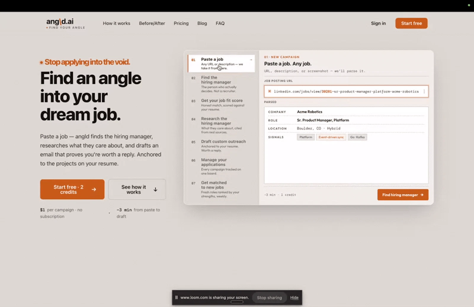 angld.ai screenshot 1 (video preview)