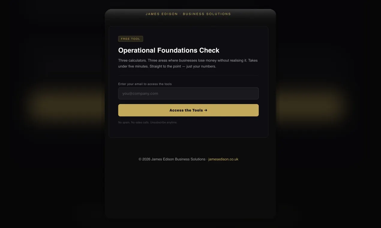Banner del producto Operational Foundations Check