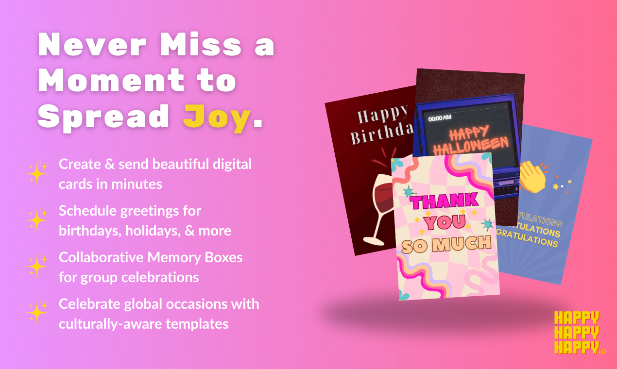 Media happyhappyhappy.io - Raikan segala -galanya, cara yang menyeronokkan. 1