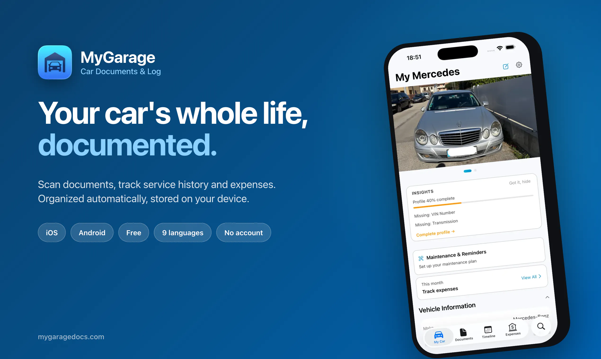 MyGarage: Car Documents & Log gallery image