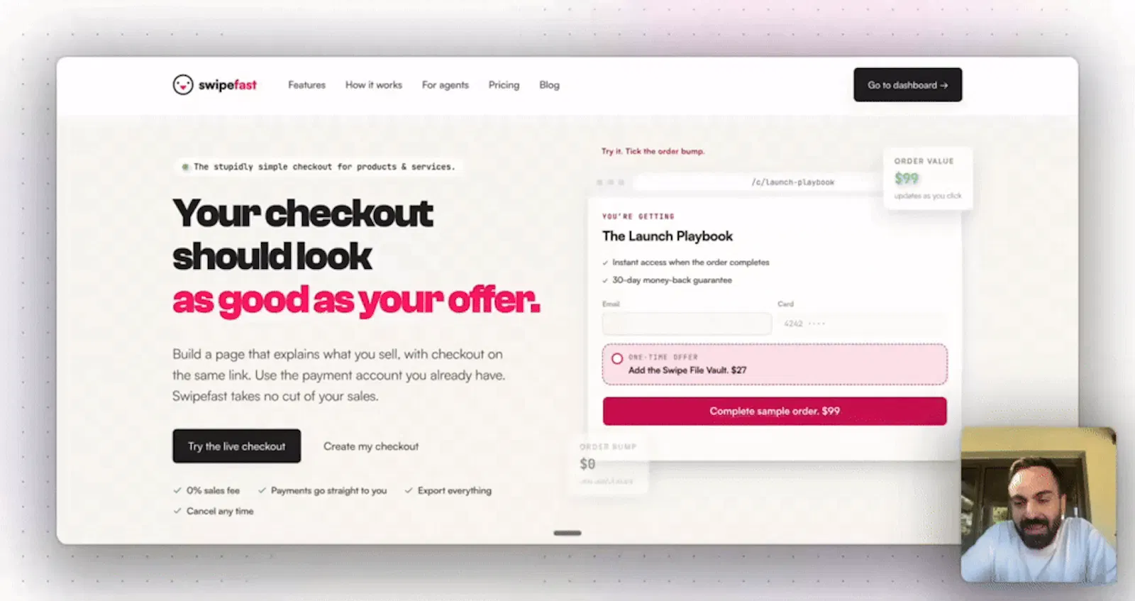 Swipefast screenshot 1 (video preview)