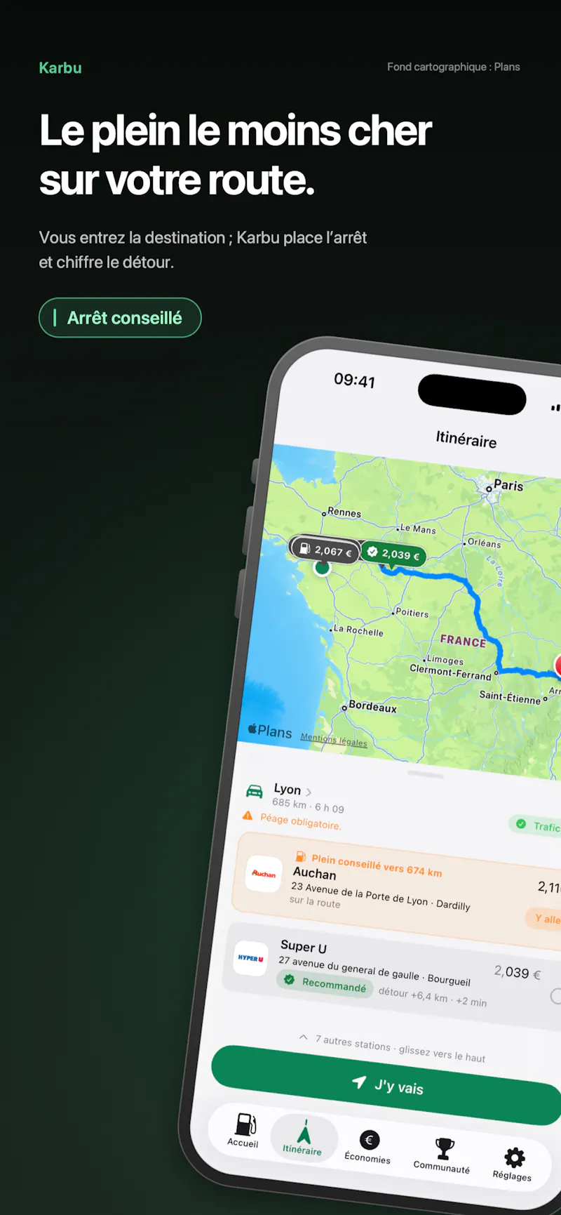 Karbu : Prix des carburants sans détour screenshot 7