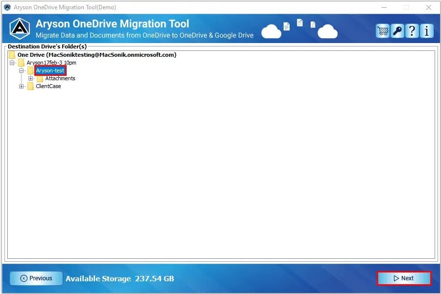 Media Alat Migrasi Aryson OneDrive 9