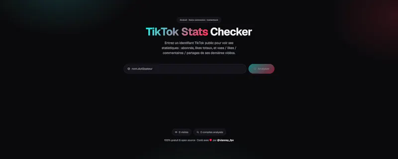TikTok Stats Checker screenshot 3