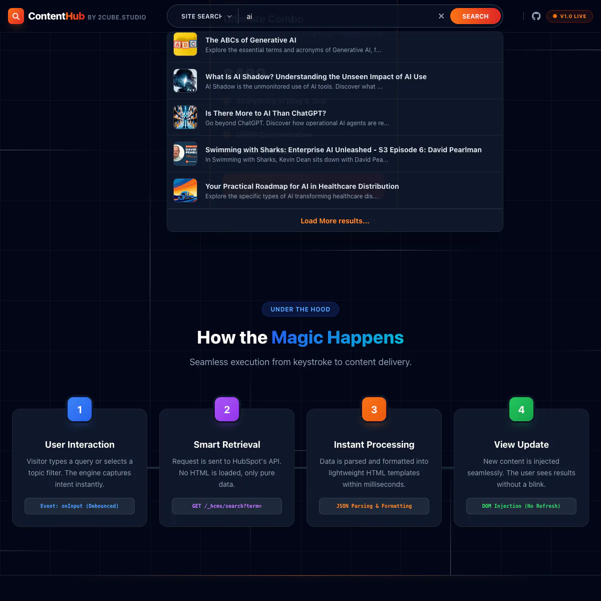Instant HubSpot Search Engine gallery image