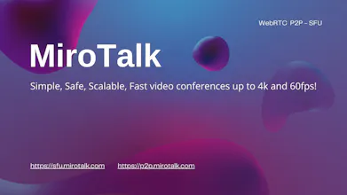 MiroTalk self-hosted Zoom alternative gallery image