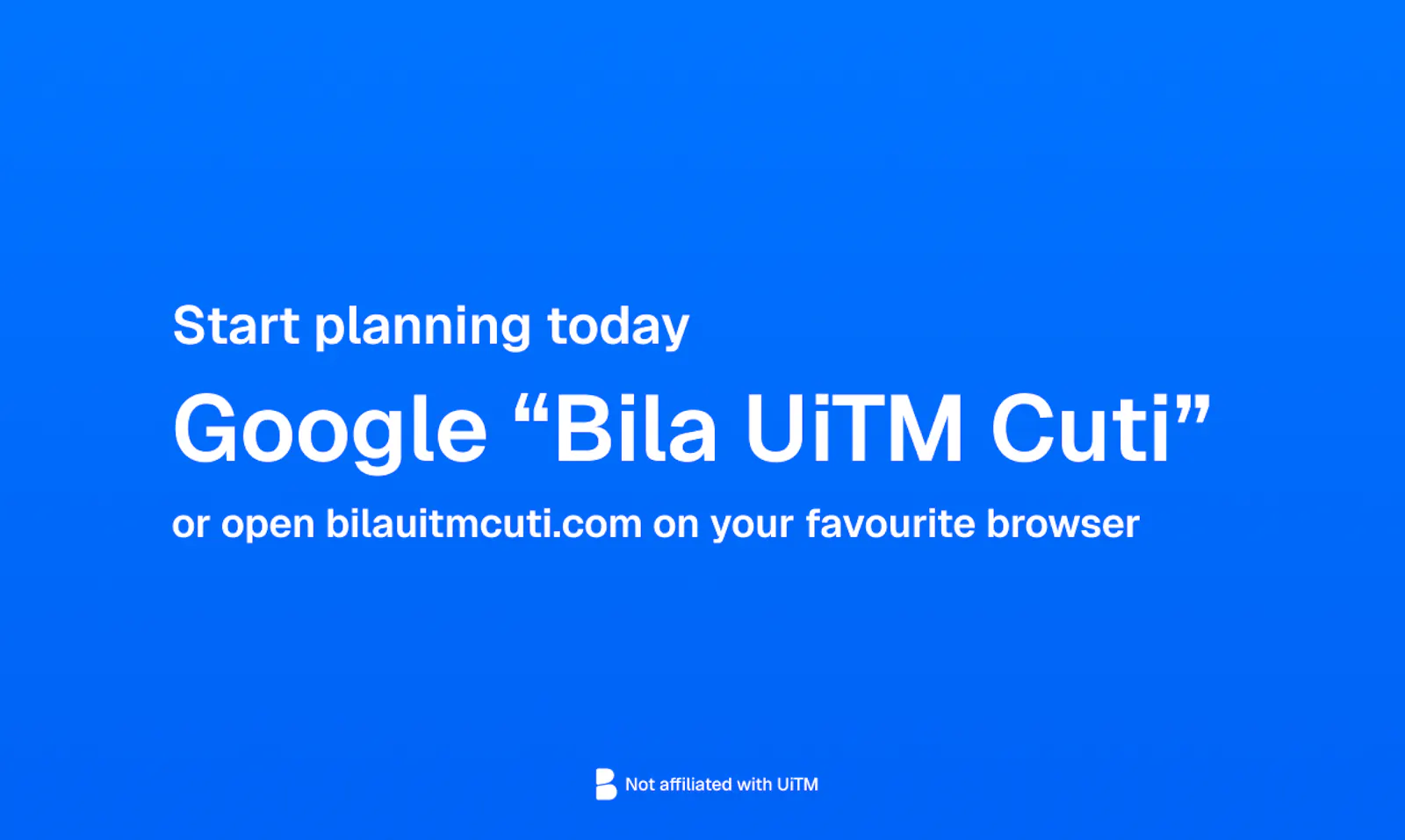 Bila UiTM Cuti — Academic Calendar screenshot 1