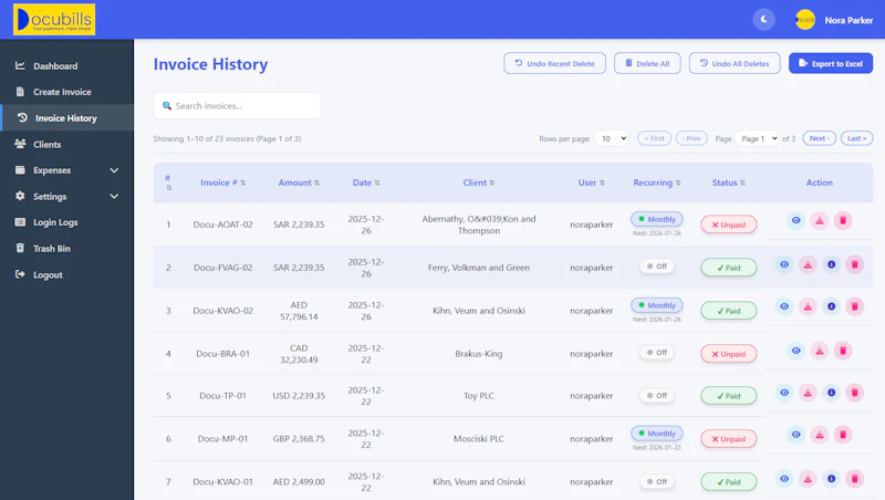 DocuBills screenshot 4