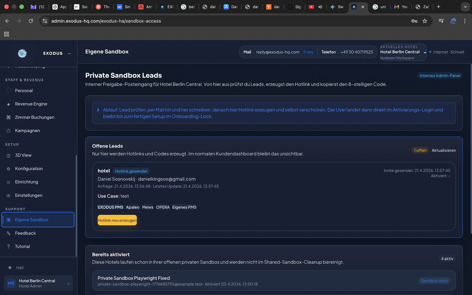 EXODUS Hotel Intelligence screenshot 19