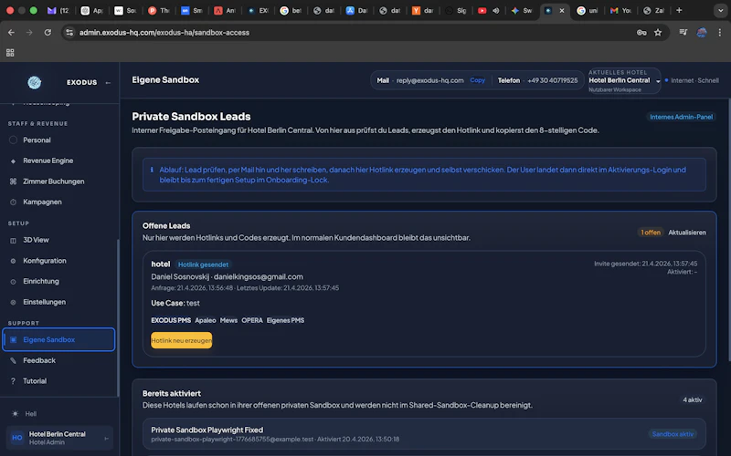 EXODUS Hotel Intelligence screenshot 19